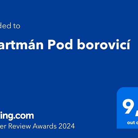 Apartman Pod Borovici Kovalovice Exterior foto
